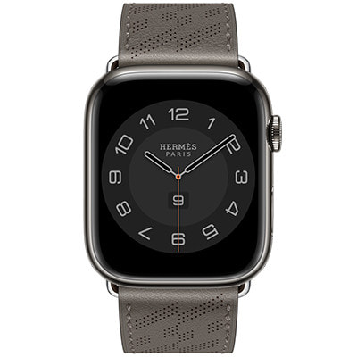 ワンピなど最旬ア！ Hermes Watch Apple ディアゴナル 45mm グリメイヤー 時計
