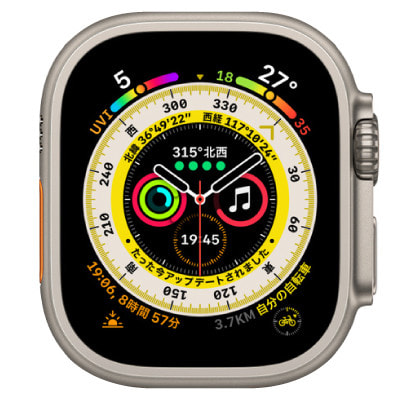 バンド無し】Apple Watch Ultra 49mm GPS+Cellularモデル MNHF3J/A  