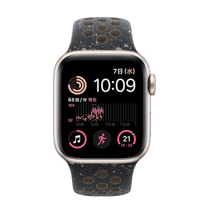 第2世代】Apple Watch SE 40mm GPSモデル MA9A4J/A+MC2A4FE/A A2722【スターライト アルミニウムケース/ミッドナイトスカイNikeスポーツバンド】|中古ウェアラブル端末格安販売の【イオシス】