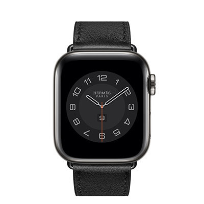 Apple Watch Hermes Series6 40mm GPS+Cellularモデル MG373J/A A2375【 スペースブラックステンレススチールケース/ヴォー・スウィフト(黒)シンプルトゥールレザーストラップ】|中古ウェアラブル端末格安販売の【イオシス】