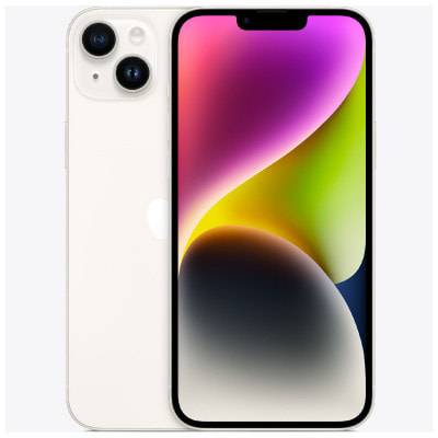 iPhone14 Plus A2888 (MQ3D3ZA/A) 256GB スターライト【香港版 SIMフリー 】|中古スマートフォン格安販売の【イオシス】