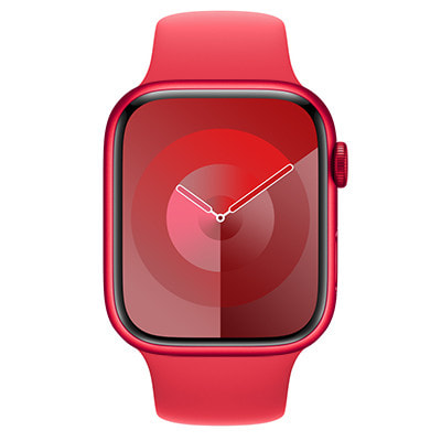 Apple Watch Series9 45mm GPSモデル MRXM3J/A+MT3X3FE/A  A2980【(PRODUCT)REDアルミニウムケース/(PRODUCT)REDスポーツバンド】|中古ウェアラブル端末格安販売の【イオシス】