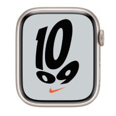 【バンド無し】Apple Watch Nike Series7 45mm GPSモデル MKNW3J/A A2474【スターライトアルミニウムケース】