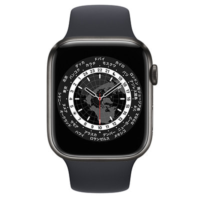 Apple Watch Edition Series7 45mm GPS+Cellularモデル ML8X3ZP/A+MKUQ3FE/A  A2478【スペースブラックチタニウムケース/ミッドナイトスポーツバンド】|中古ウェアラブル端末格安販売の【イオシス】