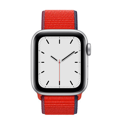 Apple Watch SE 40mm GPS+Cellularモデル MYEF2ZP/A A2355 【シルバーアルミニウムケース/(PRODUCT)REDスポーツループ】|中古ウェアラブル端末格安販売の【イオシス】