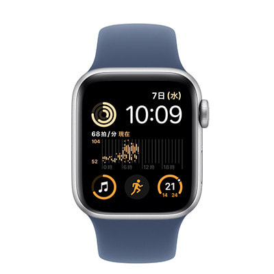 第2世代】Apple Watch SE 40mm GPSモデル MXED3J/A  A2722【シルバーアルミニウムケース/デニムスポーツバンド】|中古ウェアラブル端末格安販売の【イオシス】