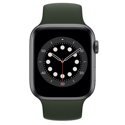 Apple Watch Series6 44mm GPSモデル M02F3J/A+MYWK2FE/A A2292【スペース グレイアルミニウムケース/キプロスグリーンソロループ(サイズ6)】|中古ウェアラブル端末格安販売の【イオシス】