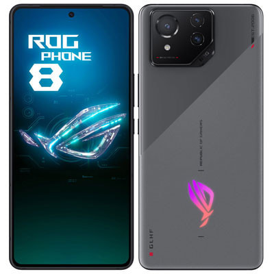 ROG Phone8 AI2401 RAM:16GB/ROM256GB お財布付 ASUS ROG Phone8 AI2401 レベルグレー【RAM16GB/ROM256GB 国内版 SIM