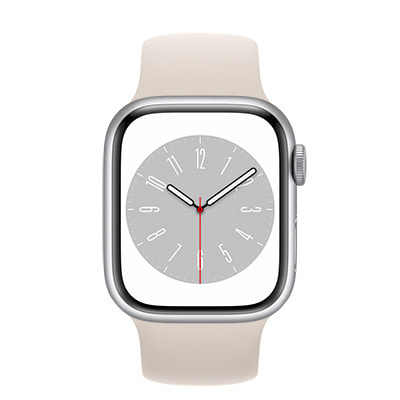 Apple Watch Series 8/GPS/41mm/A2770/シルバー〈MP6R3J/A〉 Apple Watch Series 8 - Renewed Model with Advanced Features