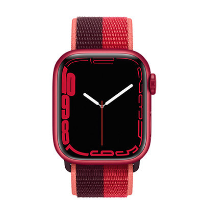 Apple Watch Series7 41mm GPSモデル MKNJ3J/A+ML8F3FE/A  A2473【(PRODUCT)REDアルミニウムケース/(PRODUCT)REDスポーツループ】|中古ウェアラブル端末格安販売の【イオシス】