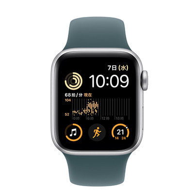 第2世代】Apple Watch SE 40mm GPSモデル MRTT3J/A+MAX54FE/A  A2722【シルバーアルミニウムケース/レイクグリーンスポーツバンド】|中古ウェアラブル端末格安販売の【イオシス】