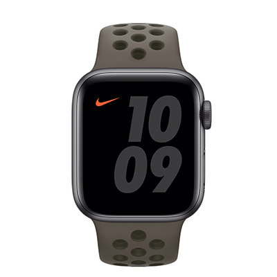 Apple Watch Nike SE 40mm GPSモデル MKQE3J/A+ML873FE/A A2351【スペースグレイ アルミニウムケース/オリーブグレー カーゴカーキNikeスポーツバンド】|中古ウェアラブル端末格安販売の【イオシス】