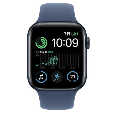 第2世代】Apple Watch SE 44mm GPS+Cellularモデル MA9P4J/A+MXLW3FE/A  A2724【ミッドナイトアルミニウムケース/デニムスポーツバンド】|中古ウェアラブル端末格安販売の【イオシス】