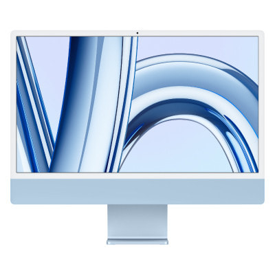 iMac Retina 4.5K MR7F3J/A Late 2023 ブルー【Apple M3/24inch/16GB 