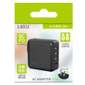 PD対応 32W 4ポートUSBアダプタ L-AC4-B ブラック