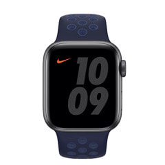 Apple Watch Nike SE 40mm GPSモデル MKQE3J/A+ML863FE/A A2351【スペースグレイアルミニウムケース/ミッドナイトネイビー ミスティックネイビーNikeスポーツバンド】
