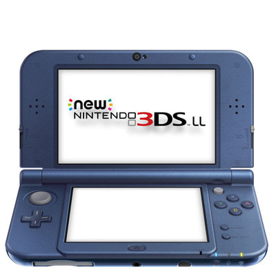 New NINTENDO 3DS LL [メタリックブルー]|中古家電&バラエティグッズ 