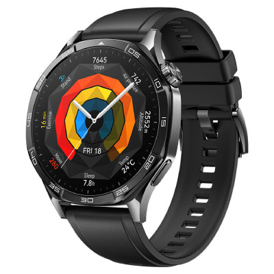 HUAWEI WATCH GT5 46mm ブラックフルオロエラストマーベルト VLI-B19  