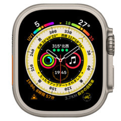 【バンド無し】Apple Watch Ultra 49mm GPS+Cellularモデル MQFR3J/A A2684【チタニウムケース】
