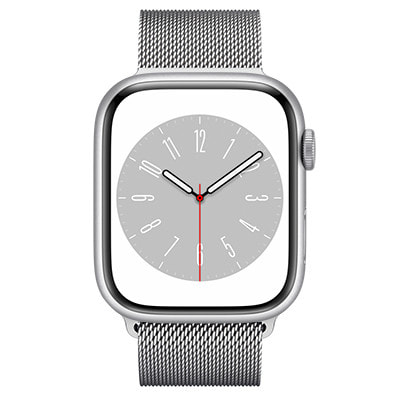 Apple Watch 45mm シルバー ミラネーゼループ ML783FE/A Apple Watch Series 9- 45mmシルバーステンレススチールケースと