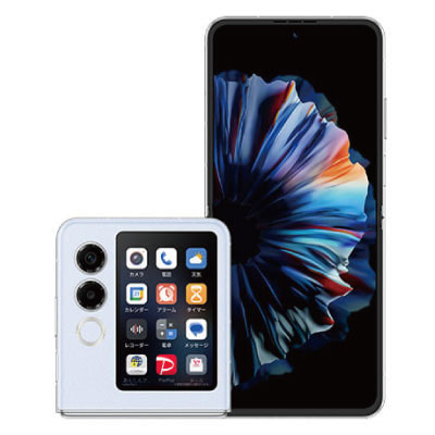 nubia Flip2 5G A404ZT ブルー【Y!mobile版SIMフリー 】|中古