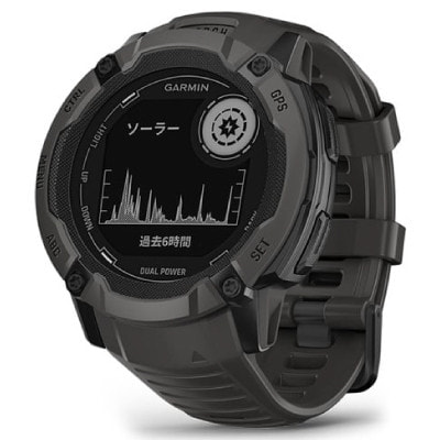 Garmin Instinct 2X Dual Power 010-02805-22 Graphite|中古 