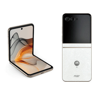イオシス|【ネットワーク利用制限▲】motorola razr 50d M-51E ホワイトマーブル【docomo版 SIMフリー】