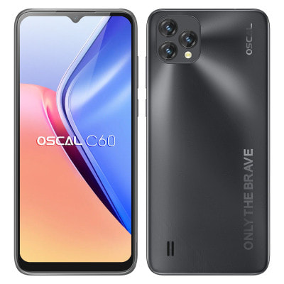 イオシス｜Blackview OSCAL C60 Meteorite Black【海外版SIMフリー】【ACアダプタ欠品】