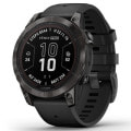 イオシス|Garmin fenix 7 Pro Sapphire Dual Power Ti Carbon Gray DLC ブラックシリコンバンド 010-02777-52