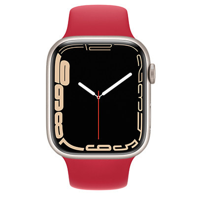 Apple Watch 7 45mm GPSモデル スターライトスポーツ