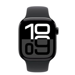 Apple Watch Series10 42mm GPS+Cellularモデル MWX63J/A A3001【ジェットブラックアルミニウムケース/ブラックスポーツバンド】