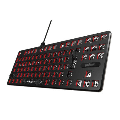 Pulsar PCMK 60% キーボード 本体 動作確認済み Pulsar PCMK 60％ Mechanical Gaming Keyboard PCMK611B Black【日本語