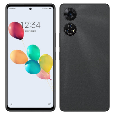 【美品】SoftBankあんしんファミリースマホ A303ZT 黒 SIMフリー あんしんファミリースマホ A303ZT ブラック【SoftBank版SIMフリー