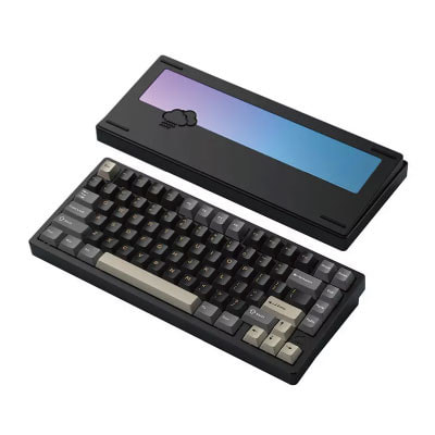 【WOBKEY Rainy75 Lite ブラック US配列】 WOBKEY Rainy75 Lite LR75BK ブラック 【英語(US)配列】|中古