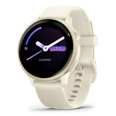イオシス｜Garmin vivoactive 6 010-02985-31 Bone/Lunar Gold 