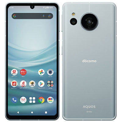K114 docomo SIMフリー　AQUOS sense7 SH-53C AQUOS sense7 SH-53C ブルー【docomo版 SIMフリー】|中古
