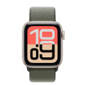 Apple Watch SE3 40mm GPSモデル MEHV4J/A+MFF74FE/A A3324【スターライトアルミニウムケース/フォレストスポーツループ】