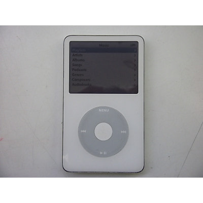 iPod 第5世代　30GB MA002J/A 第5世代】iPod 30GB MA002J/A ホワイト|中古オーディオ格安販売
