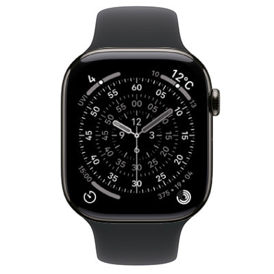 イオシス｜【ネットワーク利用制限▲】SoftBank Apple Watch Series11 46mm GPS+Cellularモデル MFD24J/A A3337【スレートチタニウムケース/ブラックスポーツバンド(M/L)】
