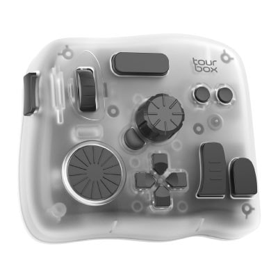 【美品】TourBox Elite Plus【中古】 TourBox Elite Plus クリアートランスパレント TBEP|中古PCパーツ格安