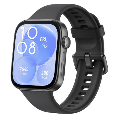 HUAWEI WATCH FIT3 ブラック(フルオロエラストマーベルト) SLO-B09