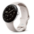 Google Pixel Watch4 45mm Wi-Fiモデル Polished Silverアルミケース/Porcelainアクティブバンド GA09308-US