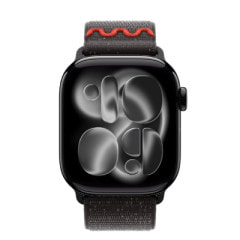 Apple Watch Series11 42mm GPSモデル MEW04J/A+MGCX4FE/A A3331【ジェットブラックアルミニウムケース/ミッドナイトブラックNikeスポーツループ】