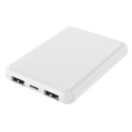 HIDISC 5000mAh 極薄モバイルバッテリー ホワイト HD4-MBTC5000WHP
