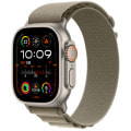 Apple Watch Ultra2 49mm GPS+Cellularモデル MREY3J/A A2986【ナチュラルチタニウムケース/オリーブアルパインループ(M)】