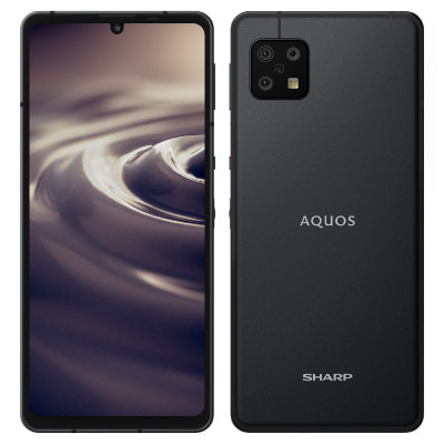 AQUOS sense6s SHG07 ブラック 【UQ mobile版 SIMフリー】|中古