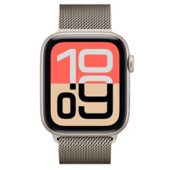 Apple Watch SE3 44mm GPS+Cellularモデル MEQ34J/A+MGJ34FE/A A3328【スターライトアルミニウムケース/ナチュラルミラネーゼループ(M/L)】