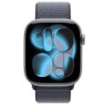 Apple Watch Series11 46mm GPS+Cellularモデル MFAE4J/A+MFFH4FE/A A3337【スペースグレイアルミニウムケース/アンカーブルースポーツループ】