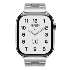 Apple Watch Hermes Series11 46mm GPS+Cellularモデル MFC64J/A+MXJY3FE/A A3337【シルバーチタニウムケース/(サティネ)グランH・シンプルトゥールブレスレット(L)】