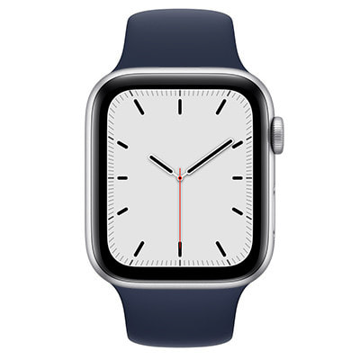 Apple Watch SE 44mm GPSモデル MYE12J/A+MYAX2FE/A A2352【シルバー 